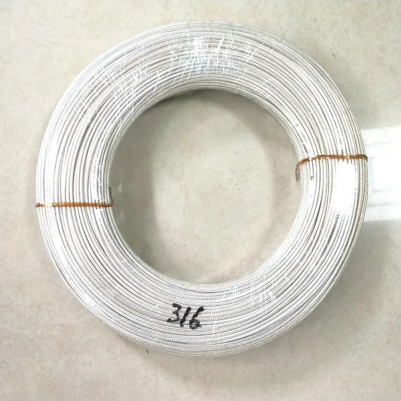 1 Reel white 200M RF Coaxial Cable 50ohm M17/113 RG316 Single Shielded cable Resistant to high temperature 250 ℃