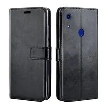 Lujosa Funda de cuero tipo libro para Huawei Honor 8A, funda de Honor 8A, carcasa trasera para Huawei Honor 8A Honor8A 8 A, funda JAT-LX1