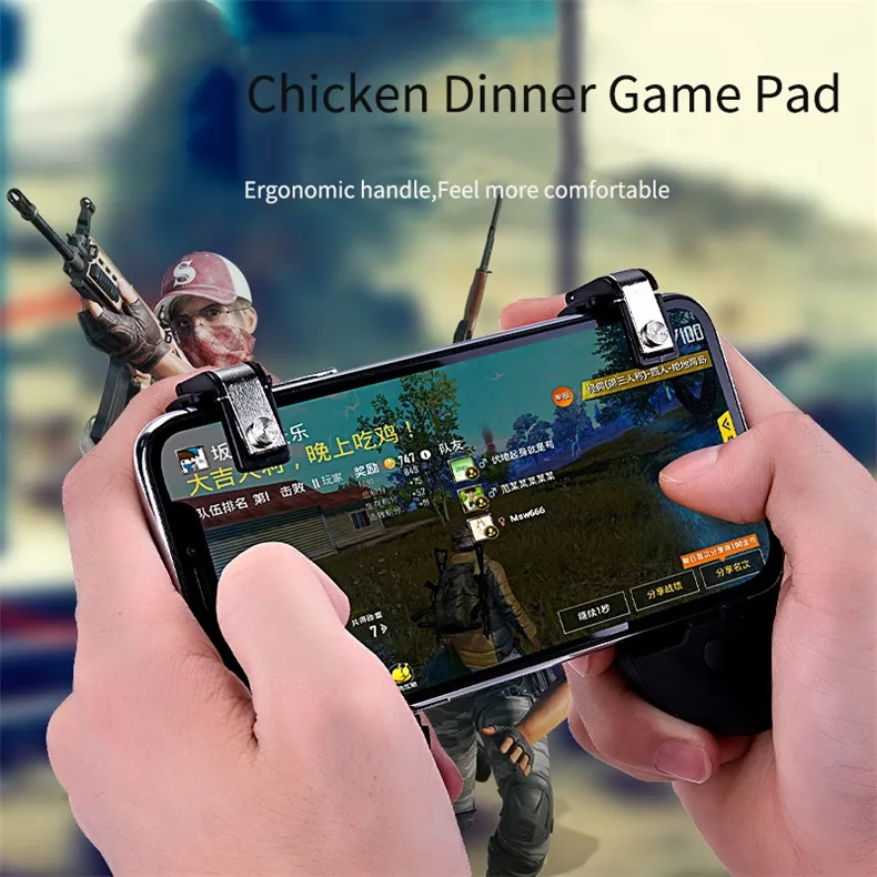 L1R1 триггер огонь шутер Кнопка цель ключ для PUBG мобильная игра Fortnit pad контроллер Джойстик для iPhone XS Max телефона Android