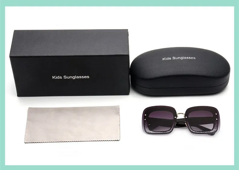 KOTTDO, модные детские солнцезащитные очки в большой коробке, высококачественные детские солнцезащитные очки для мальчиков и девочек, милые Солнцезащитные очки