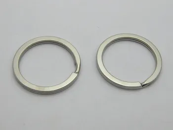 

50 Silver-plate Tone Split Rings Key Rings 30X2mm