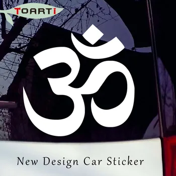 

New Design Yoga Symbol Vinyl Car Sticker For Truck Car Computer Window Removable Waterproof Meditation Om Decals Car Styling