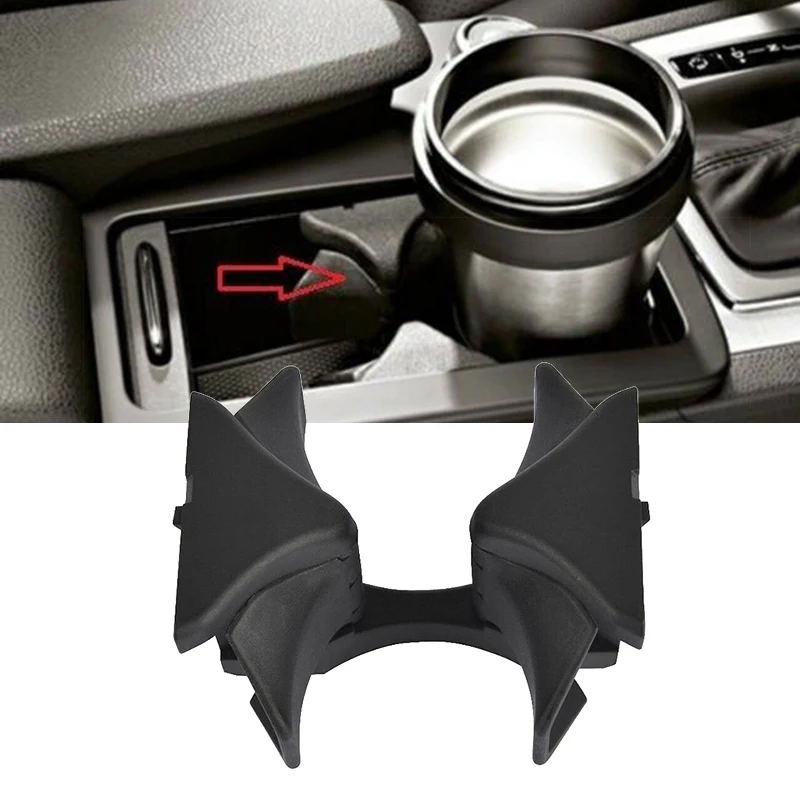 

1pcs Cup Holder Insert Divider For Mercedes-Benz C E W204 C207 W212