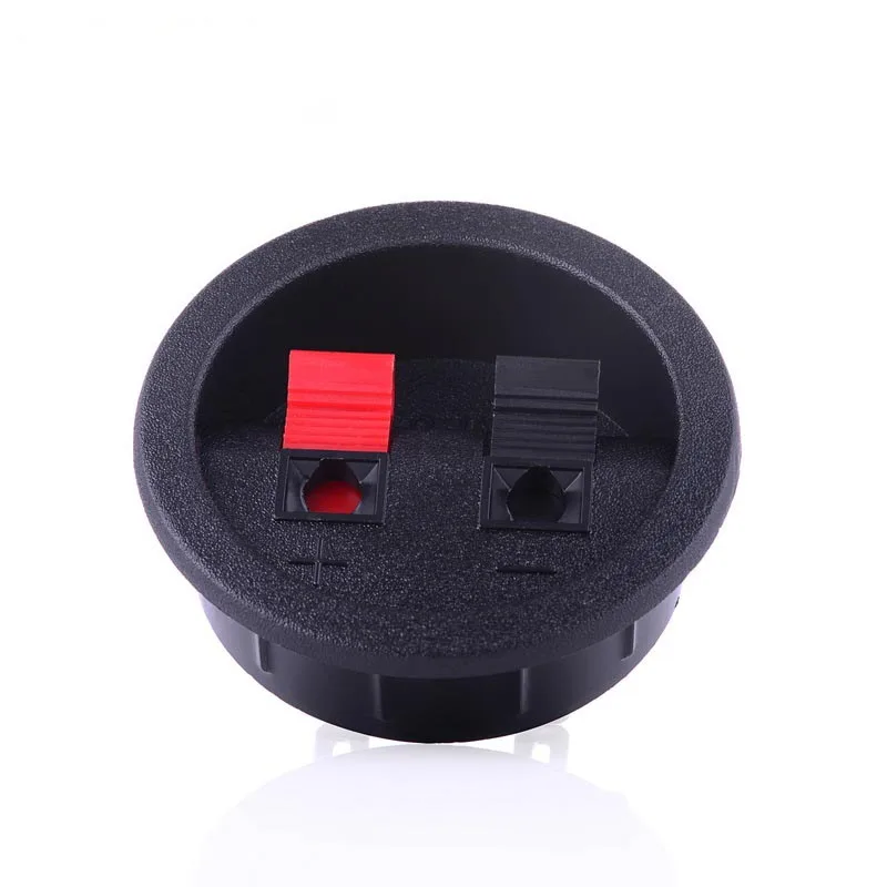 40pcs Audio Connector Two Speaker Junction Panel Round Junction Box