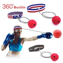 Bola de reflexo bouncy luta bola boxe equipamentos de exercício com bandana melhorar a reação velocidade de perfuração coordenação mão-olho