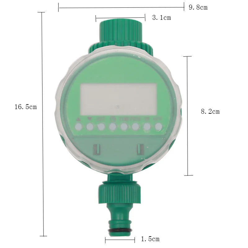 Автоматический LCD Дисплей полива таймер полива сада таймер полива контроллер 4-полосная обход Системы для 4/7 или 8/11 мм шланг