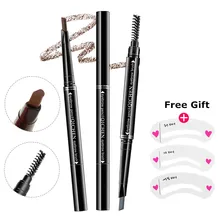 5 цветов, 24 часа, долговечный косметический карандаш для бровей, мягкий и Гладкий Карандаш для бровей, водонепроницаемый карандаш для бровей