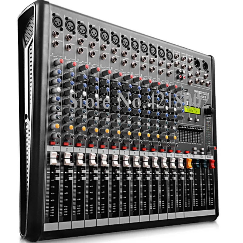 12 Channel Digital Mixer Console Sound Effects