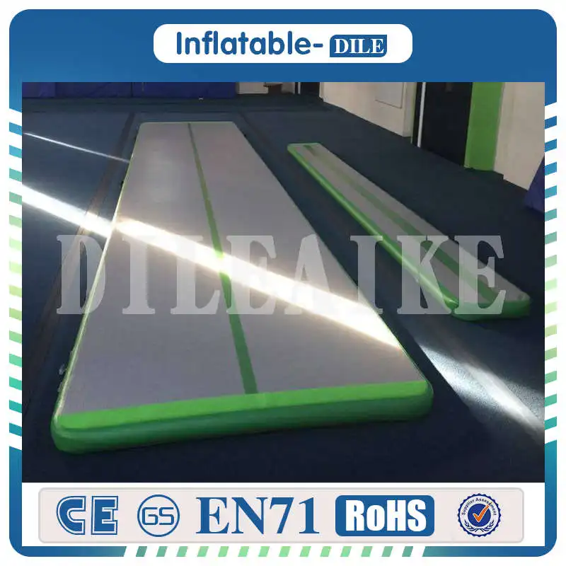 cheap Good Quality 6x1x0.2m Inflatable Air Track Gymnastics Air Mattress Air Floor Mat With Electric Pump for Home Use