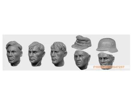 Голова британского войска Второй мировой войны 1:35 (5 фигурок) 06|wwii figures|1/35 headshead head |