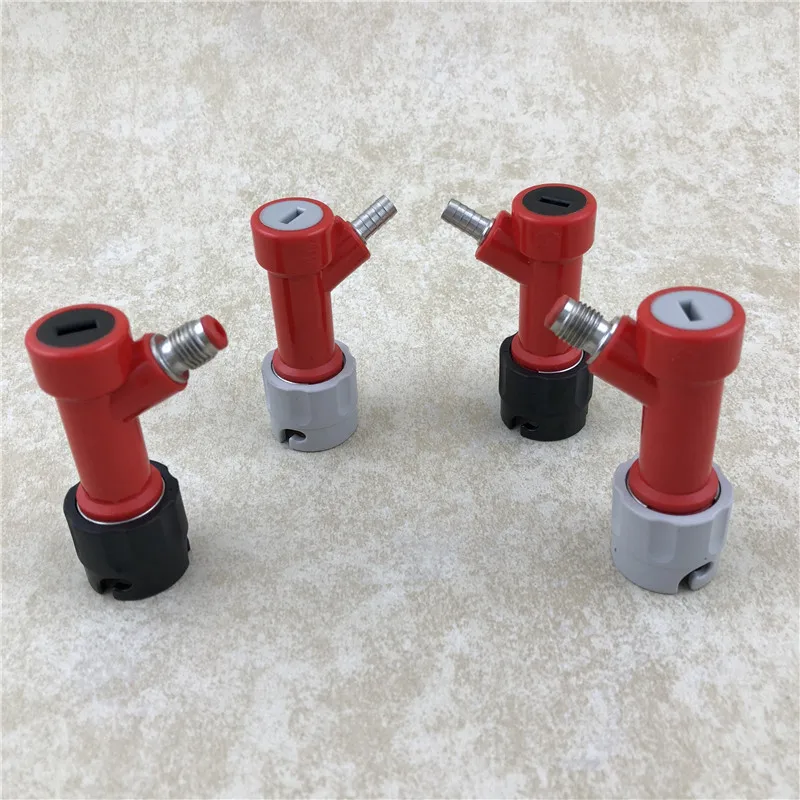 

Homebrew Pin Lock Liquid & Gas Disconnect Kit 1/4" Barbed or MFL Threaded Style For Beer Pin Lock Kegs