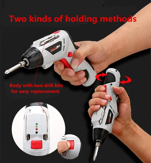 

2019 Power Tools 4.8V mini Electric screwdriver set Multi-function rechargeable electric drill Smart op Quality Product
