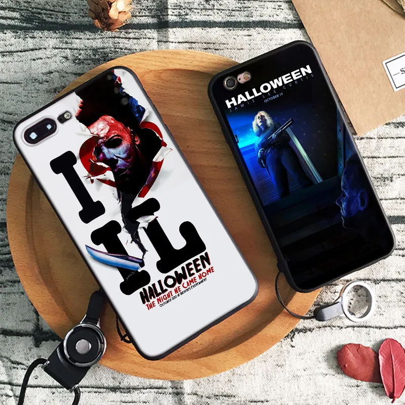 

Halloween 2018 Michael Myers Soft Silicone Tpu Phone Case Cover Shell For Apple iPhone 5 5s Se 6 6s 7 8 Plus X XR XS MAX