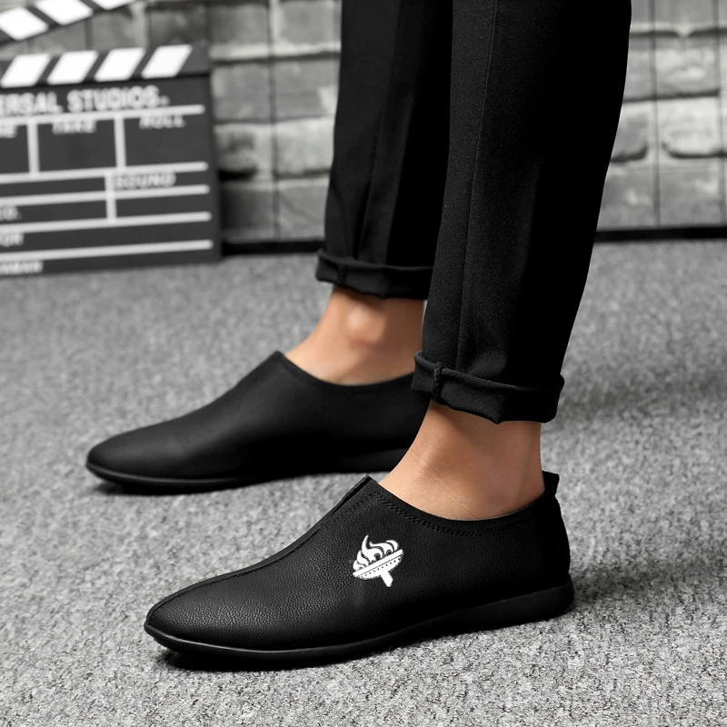 Mocassin marrom Sapatos Condução Genuínos Mokasin De Para Homme Mocassins Luxo Preto Mens Marcas branco Homens Couro Northmarch Kasual OaU1wqfq