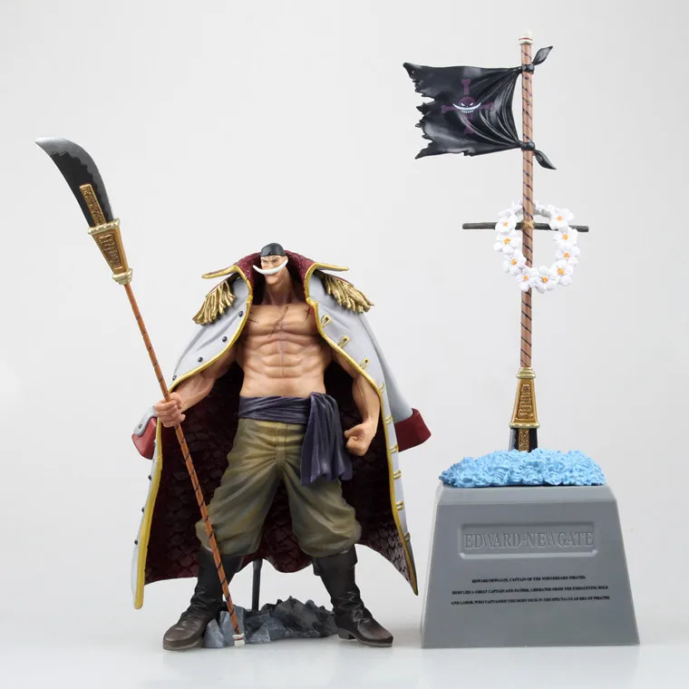 Anime One Piece DXF Edward Newgate & Tombstone White Beard Emperors PVC Figures Collectible Toys  Anime One Piece DXF Edward Newgate & Tombstone White Beard Emperors PVC Figures Collectible Toys