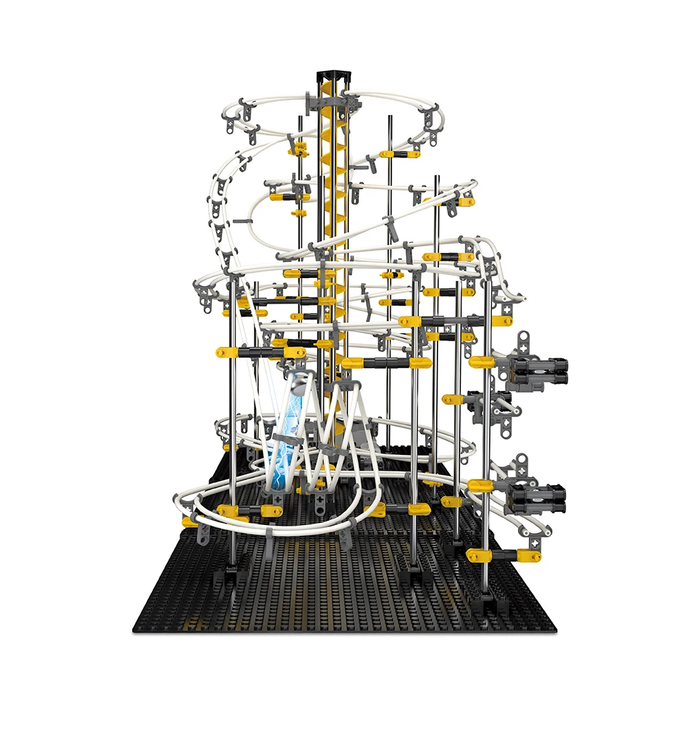 Модель Строительные наборы DIY Развивающие игрушки уровень Spacerail 1 2 3 4 стальные мраморные американские горки космическая основа для взрослых подарок для детей