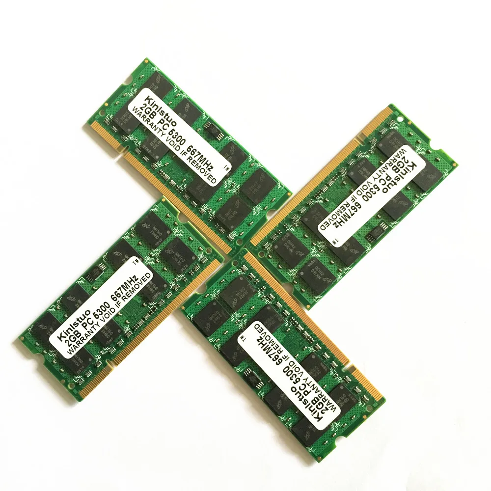 Ноутбук выделенная память 4 Гб 2 Гб 1 ГБ DDR2 800 PC2-6400 2G DDR2 800 МГц sodimm ноутбук оперативная память совместима с R60 T60 T61P X61