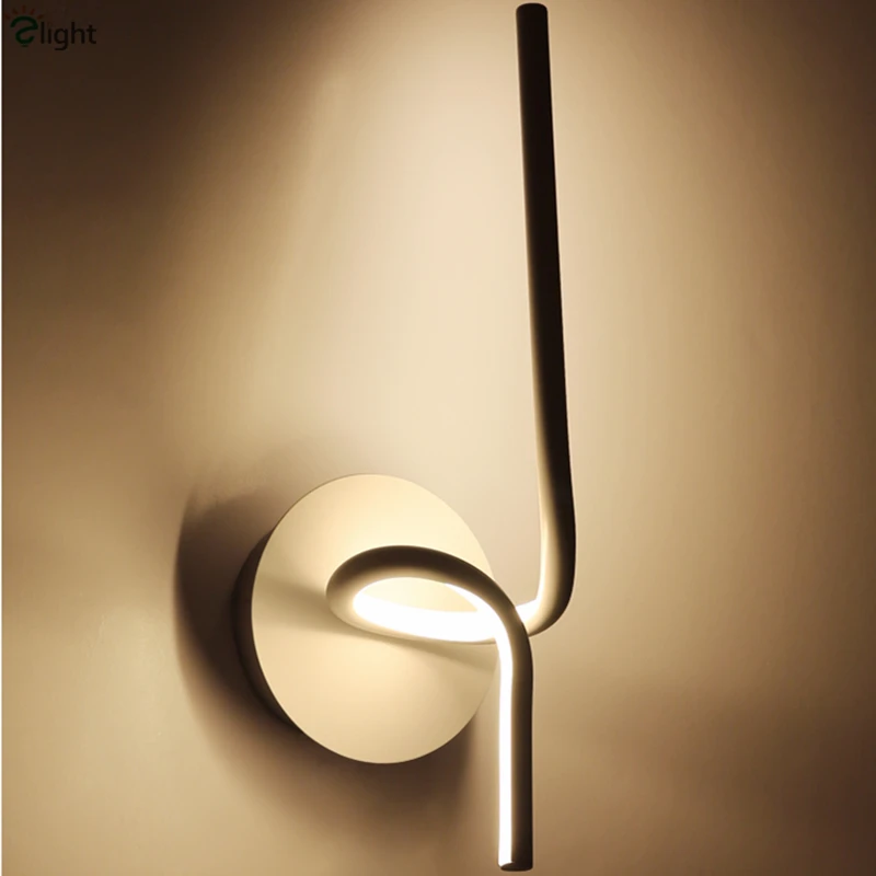 Современный минимализм Led спальня настенный светильник новинка дизайн окрашенный резной алюминиевый корпус люстра