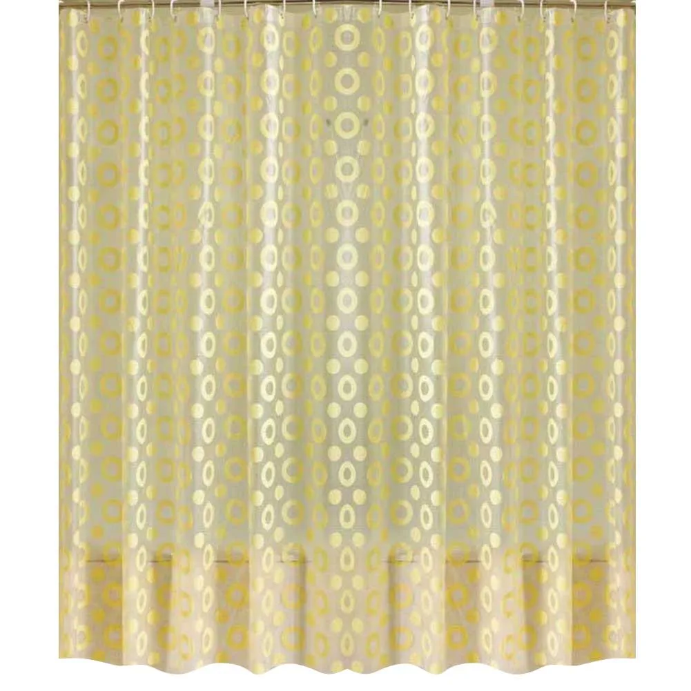 Europe Yellow Shower Curtain PEVA Mold Proof Waterproof Eco ... Europe Yellow Shower Curtain PEVA Mold Proof Waterproof Eco ...