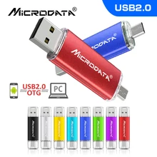 Новинка, OTG USB флеш-накопитель, 4 ГБ, 8 ГБ, 16 ГБ, 32 ГБ, 64 ГБ, 128 ГБ, для Android/Tablet/PC, USB 2,0, флешки, высокое качество, флеш-накопитель