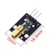 Smart Electronics New KY-008 3pin 650nm Red Laser Transmitter Dot Diode Copper Head Module for Arduino AVR PIC DIY ► Photo 3/6