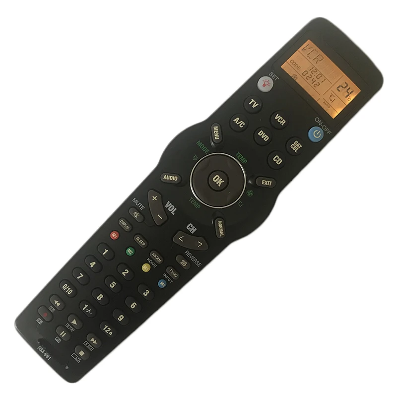 Meilleur RM 991 de télécommande d apprentissage universel 6 filets en 1 Code pour Chunghop TV SAT DVD CBL CD AC magnétoscope