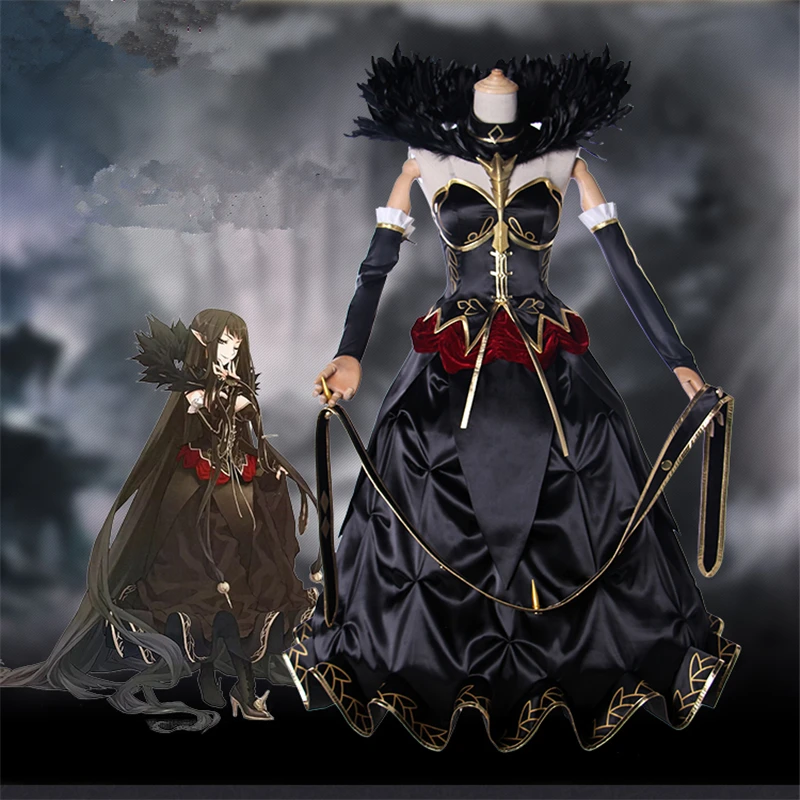 Fate grand order Caster Jotei Semiramis Sammuramat косплей костюм женское платье аниме одежда cos наряд для Хэллоуина Карнавал