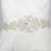 Новые Великолепные Свадебные ремни свадебные пояса бисером криаталы Свадебная лента подружки невесты выпускного вечера вечерние платья Пояс