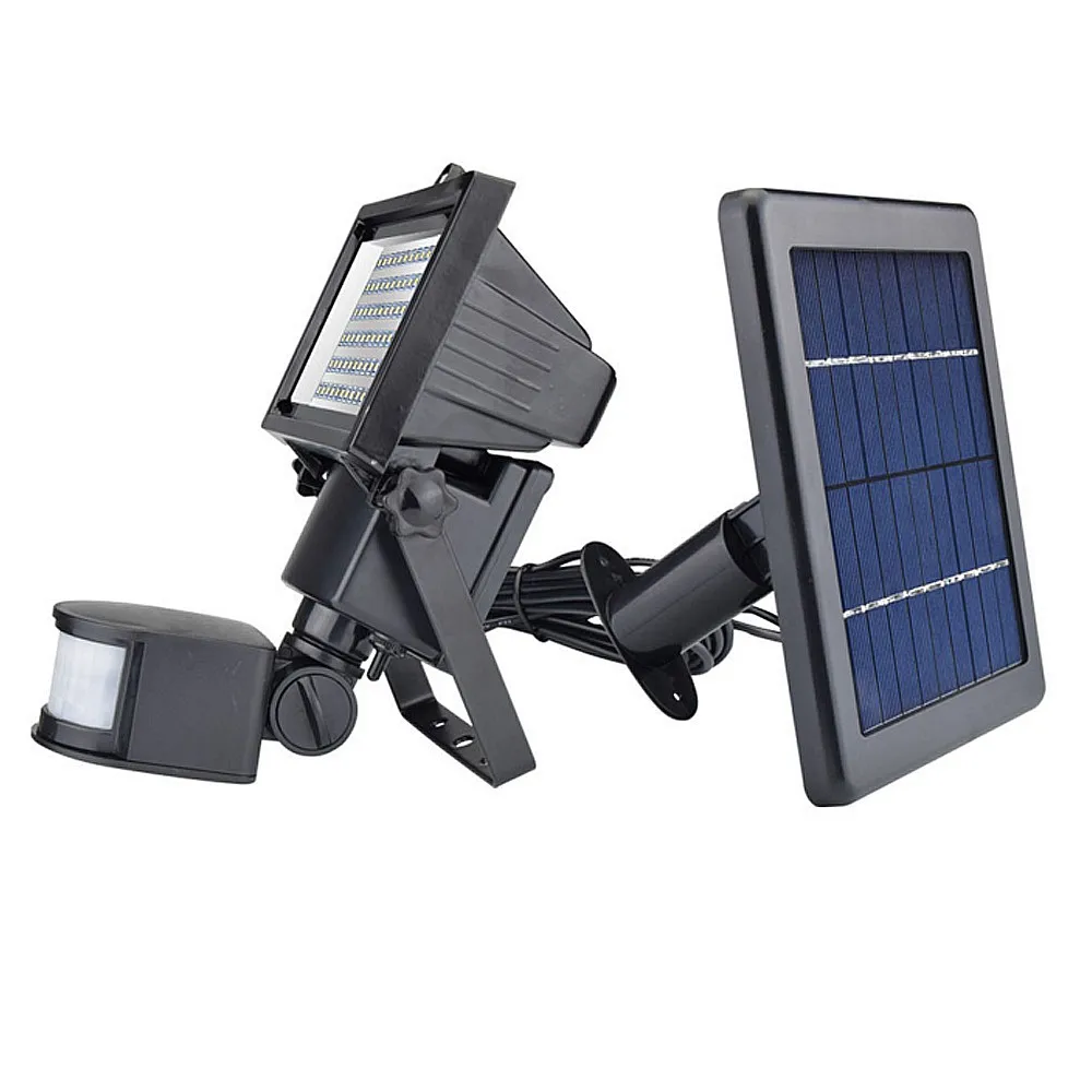 Movido a Energia Solar ao ar Levou as Luzes do Jardim Corpo do Sensor de Movimento Livre Leds Solar Lâmpada Lâmpadas Holofotes Energia 60 Pir 11 High Quality solar panel led flood