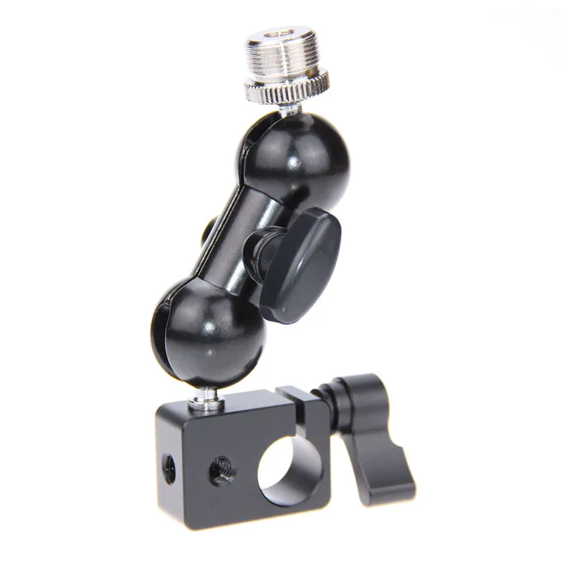 CAMVATE Microfone Microphone Stand Mount Adapter Mic Clip Holder with