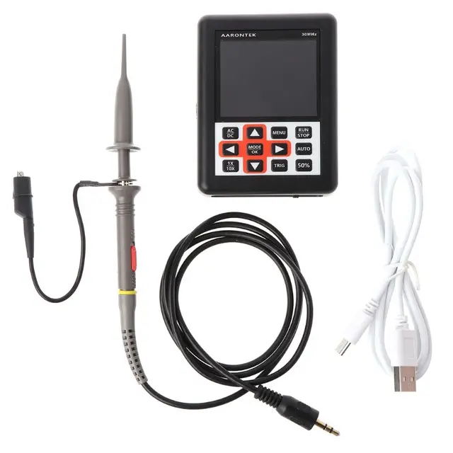 Best Price Handheld Mini Portable Digital Oscilloscope DSO FNIRSI 30M Bandwidth 200MSps Sampling Rate IPS LCD Display