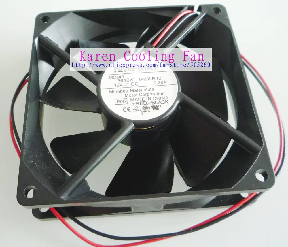 

New Original NMB 9CM 3610KL-04W-B40 9225 12V 0.28A cpu cooler heatsink axial Cooling Fan