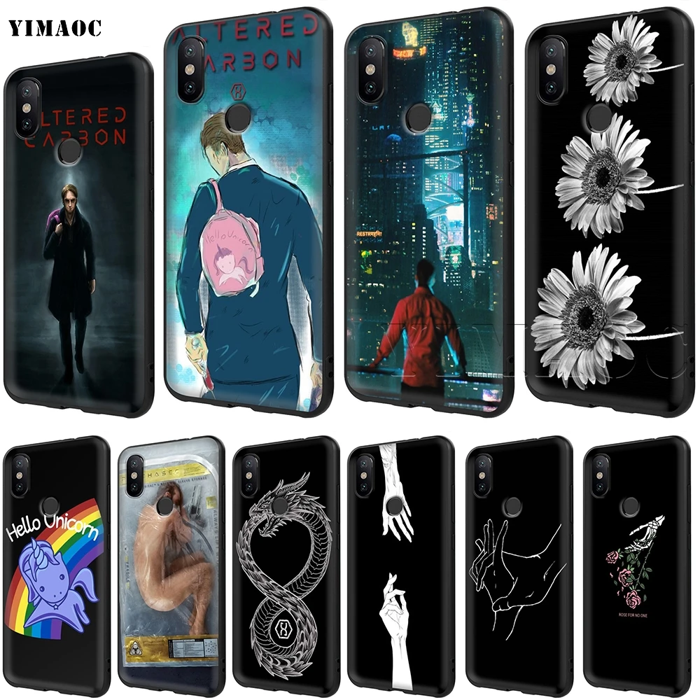 Best YIMAOC Altered Carbon Case for Xiaomi Redmi mi Note MAX 3 6a 7 6 8 9 go se mi6 mi8 a1 a2 Lite for pocophone f1