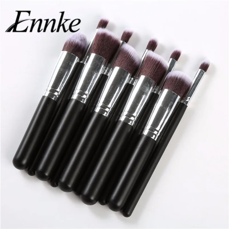 10 шт. серебристые/золотистые кисти для макияжа|kwasten set|makeup brushes beautymakeup |