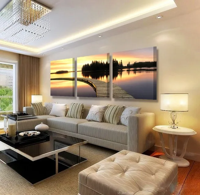 art-sunrise-the-sea-Home-Furnishing-decorative-the-paintings-on-canvas-the-living-room-canvas-painting (3)