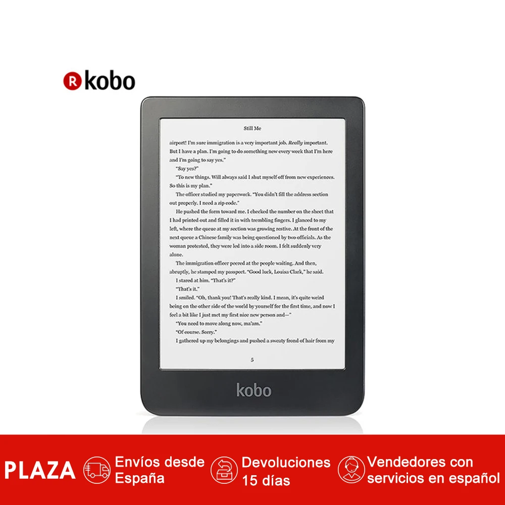 

KOBO Clara pantalla tactil HD 8 gb Wifi E-Book Reader (6 "de tinta E Carta CBR Cbz. ePub DRM.HTML Mobi PDF RTF.TXT JPEG BMP Gi