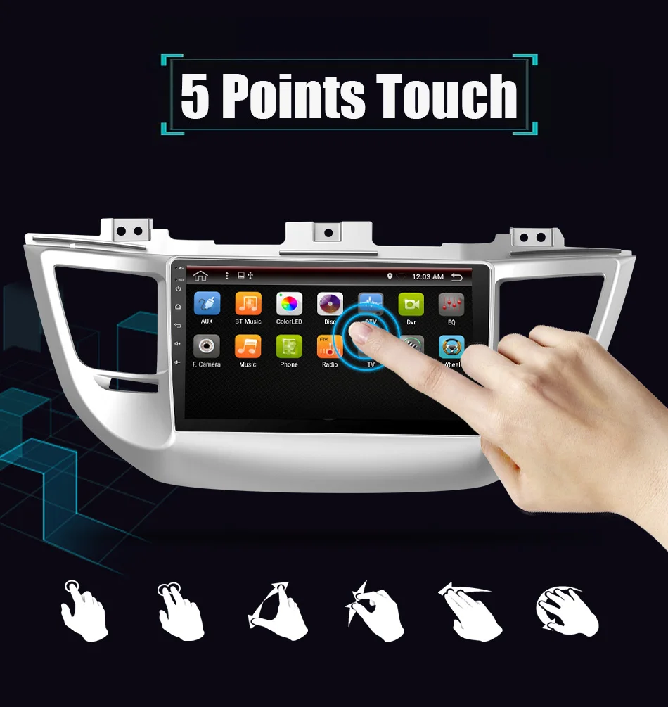 Excellent Eunavi 4G+32G Octa 8 core android 9.0 car dvd for Hyundai Tucson/IX35 2016 2017 multimedia car radio gps navigation PX6 6 Excellent Eunavi 4G+32G Octa 8 core android 9.0 car dvd for Hyundai Tucson/IX35 2016 2017 multimedia car radio gps navigation PX6 6