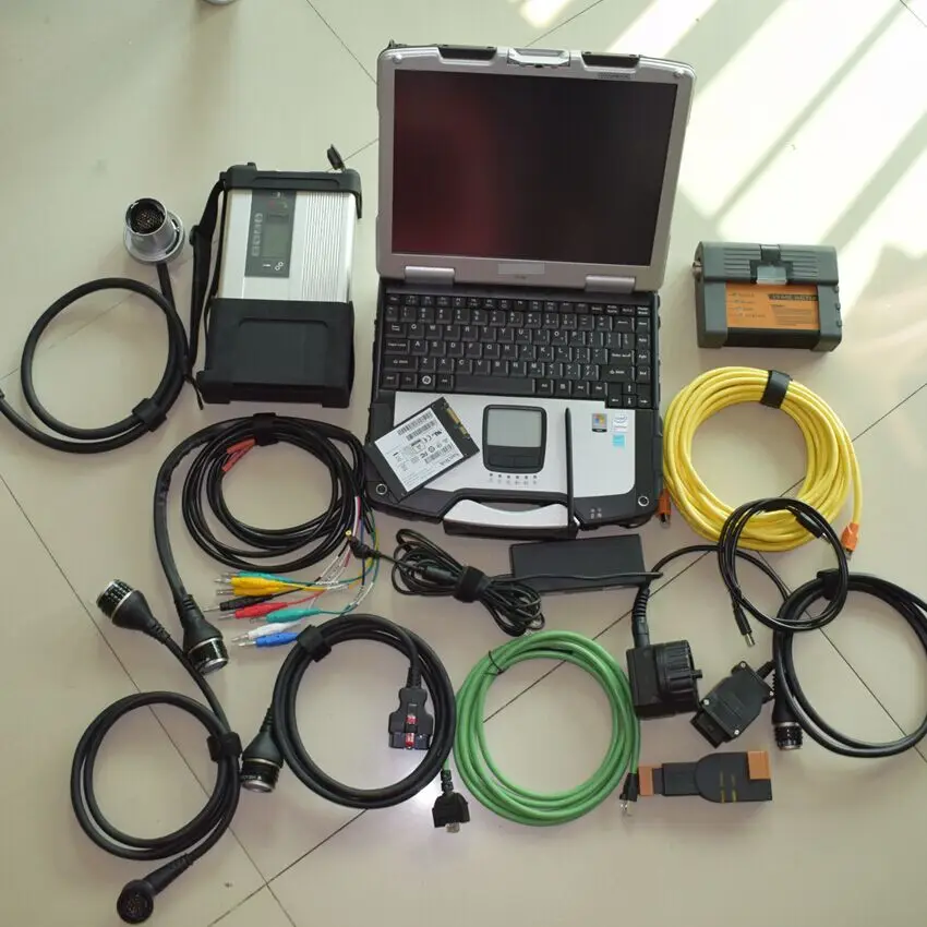 MB Star C5 для BMW ICOM A2 b c Программирование 2в1 диагностический инструмент с новейшим