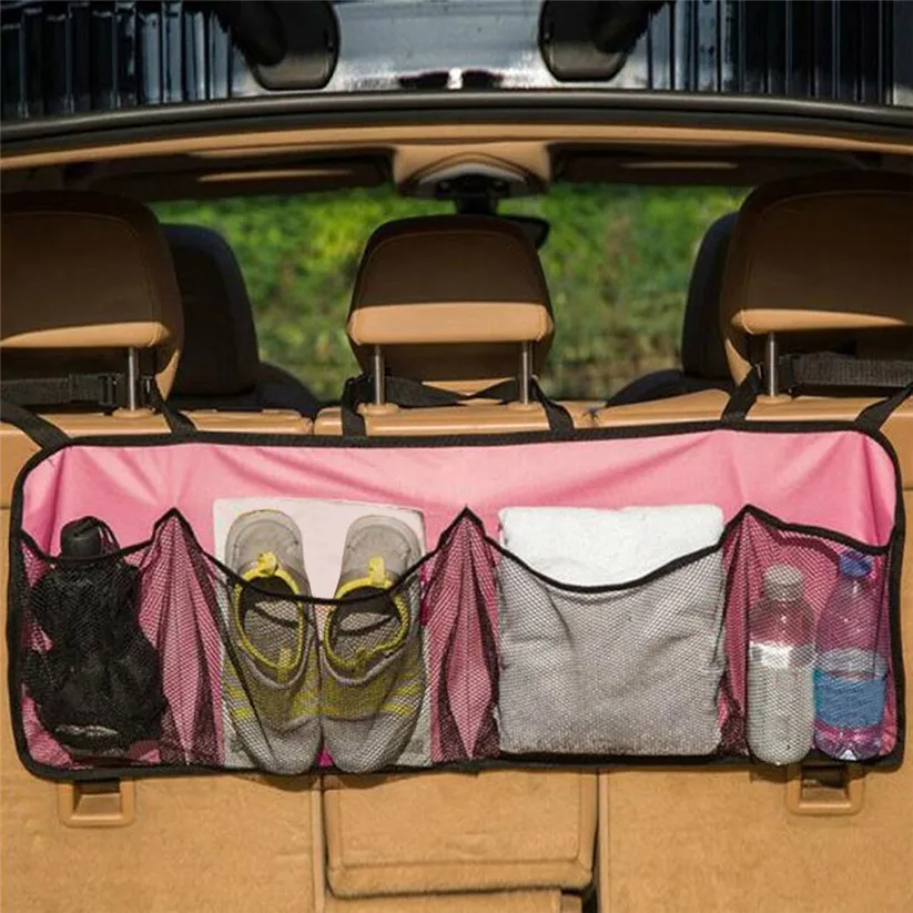 Car styling CARPRIE Stowing Tidying Mesh Trunk NetCar Organizer Mesh