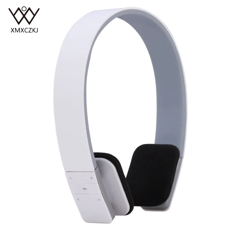 Продажа XMXCZKJ умные беспроводные наушники Bluetooth стерео гарнитура с микрофоном Поддержка 3,5 мм стерео аудио гарнитура для мобильного телефона планшет...