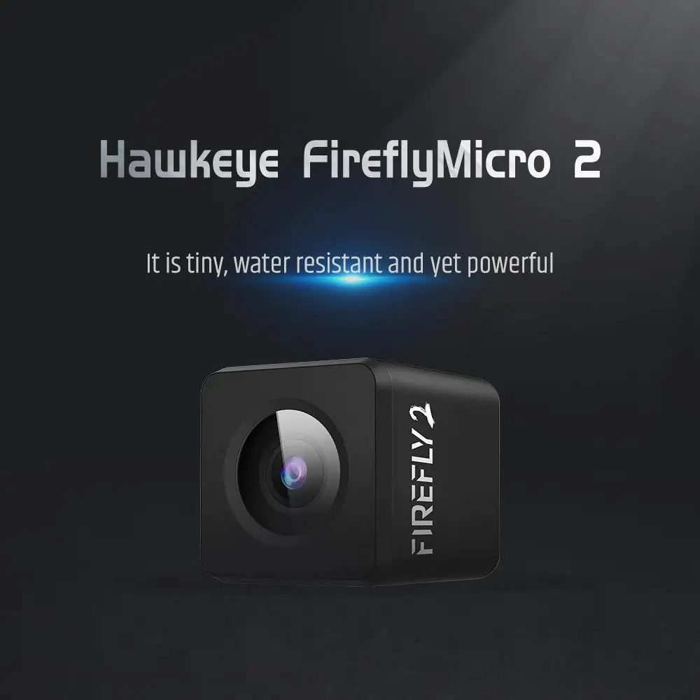 Hawkeye Firefly Micro Cam 2 160 градусов 2,5 K HD Запись FPV Экшн-камера Встроенный аккумулятор низкая задержка для RC FPV гоночный Дрон