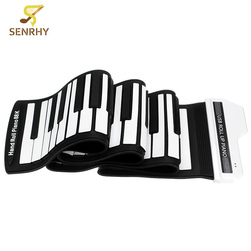 

SENRHY USB 61 88 Keys Roll Up Piano For Beginner Kids Toy Gift Musical Instrument Pianos For Starters Learners Accessories