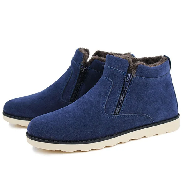 nubuck leather in snow
