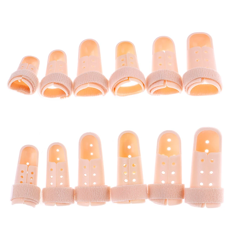 

1Pc Finger Splints Support Brace Mallet Splint For Broken Finger Joint Fracture Pain Protection Adjustable Hook High-quality