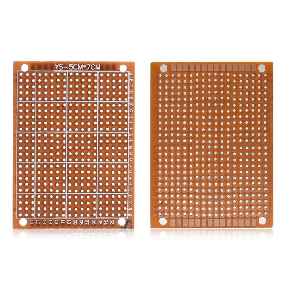 

5Pcs 5x7cm Proto PCB Circuit Board Breadboard For Electronic DIY Projects