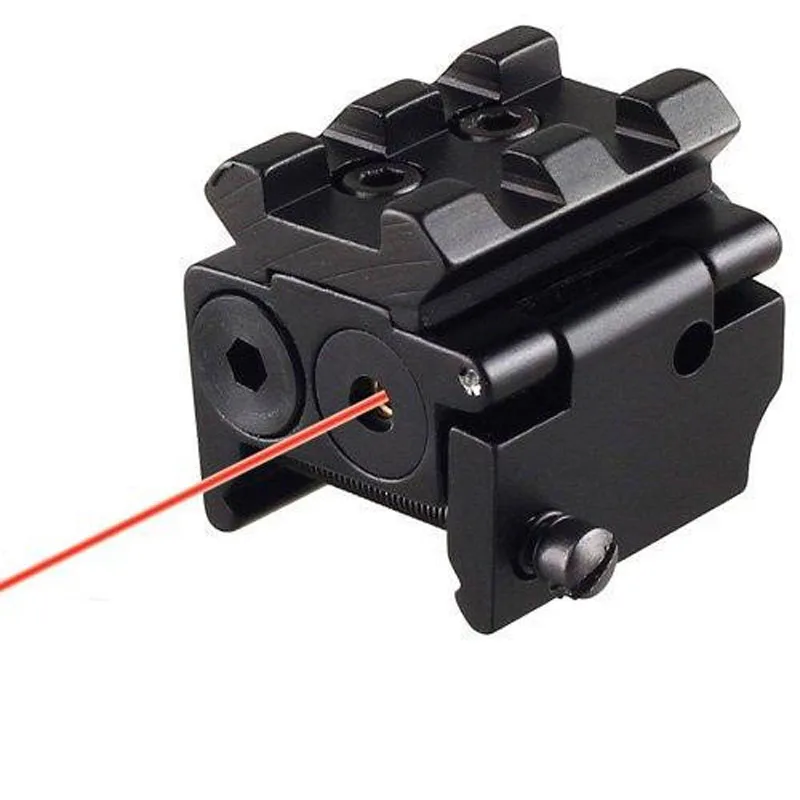 Tactical Hunting Compact Mini Red Dot Laser Sight for Pistol Rifle