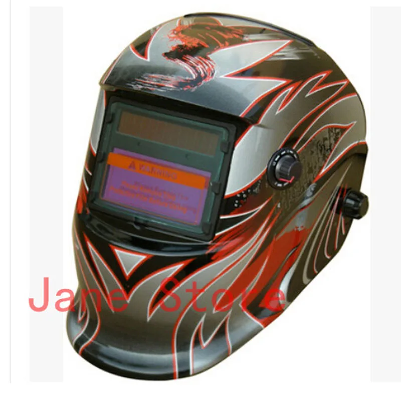 

Gray 9-13 Adjustable solar auto darkening welding welders Protective helmet Electrical necessary DHCP-15