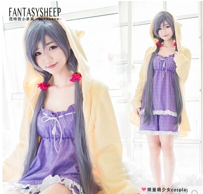 

Love Live! School Idol Project Tojo Nozomi Women Cos Anime Cosplay Costum Pajamas Full Set