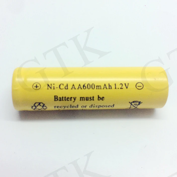 Venta! GTK batería recargable nicd 20 piezas, 1,2 v, 600mah, 2/3AA, NI CD, extremo plano, con pie de soldadura, maquinilla de afeitar, cámara Control remoto|Baterías recargables| - AliExpress