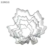 Содержит пять единиц товара в виде кленового листа печенья ножи, выпечка формы, осенними листьями для украшения торта Fondant(сахарная) инструменты, прямые продажи